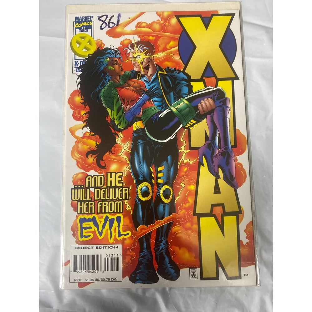Marvel Comics X-Man #13 March 1996 Nate Grey Madelyne Pryor Steve Skroce Cover